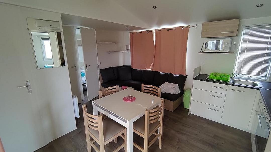 Mobil Home Camping **** Canet En Roussillon Exterior foto